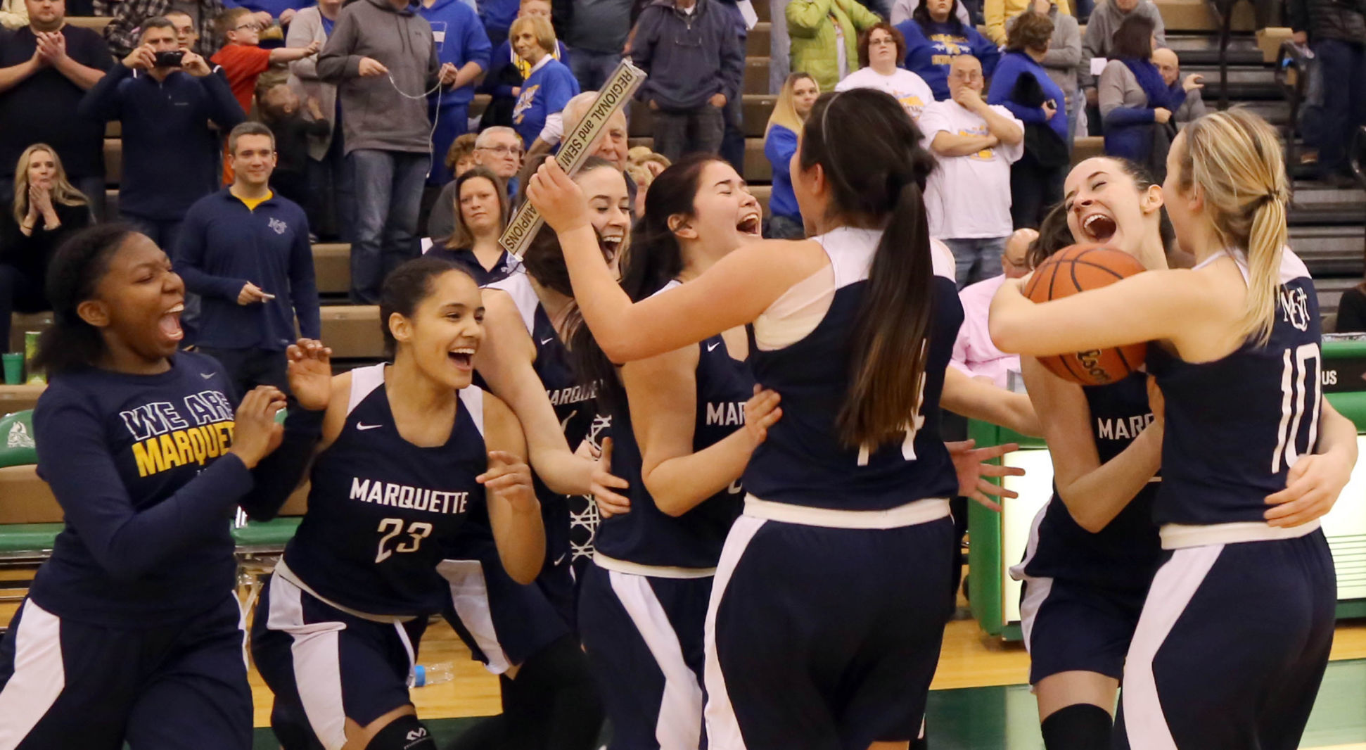 Marquette Catholic vs. Tri-Central girls basketball semistate